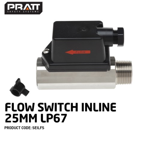 PRATT FLOW SWITCH INLINE 25MM IP67